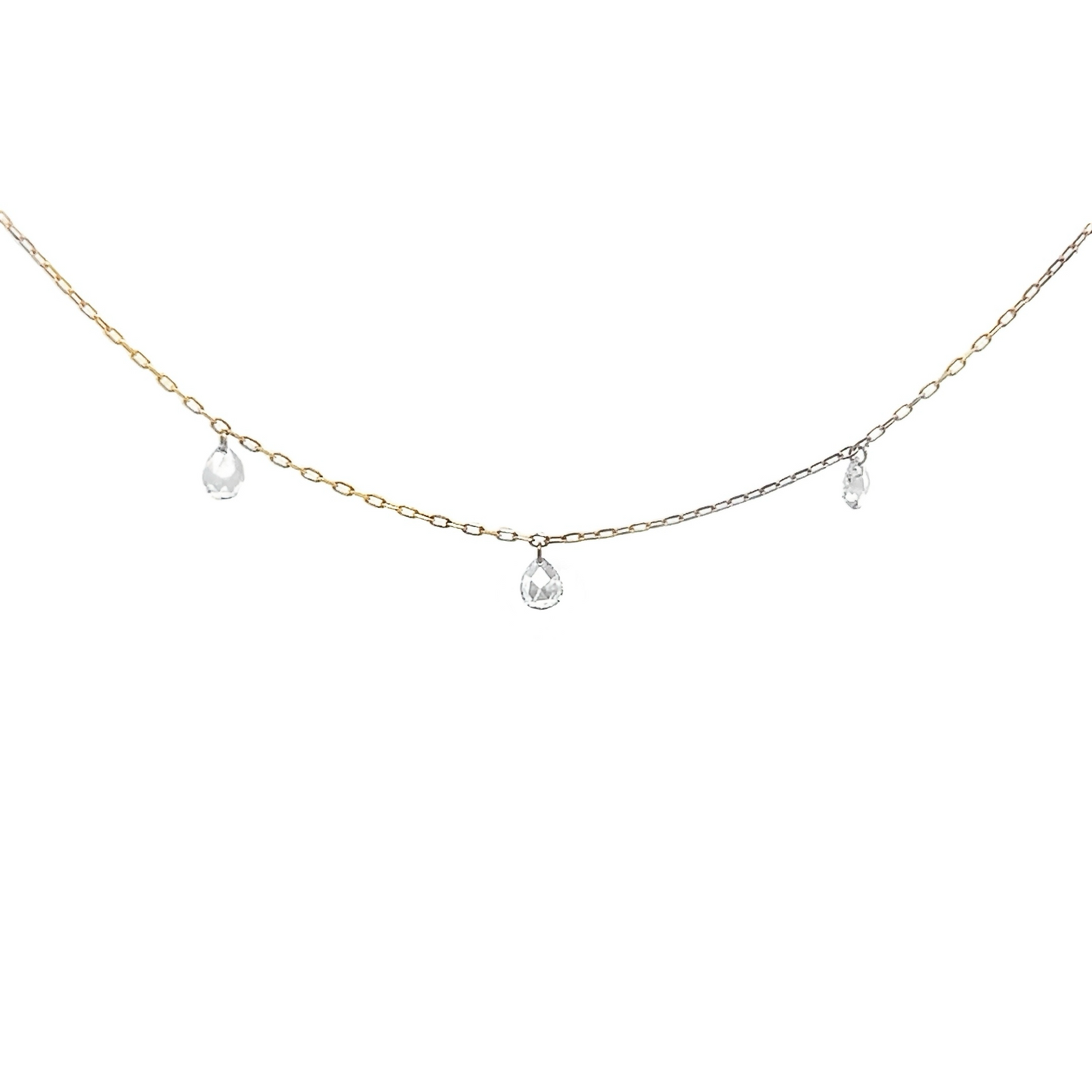 Rose-cut Diamond Necklace
