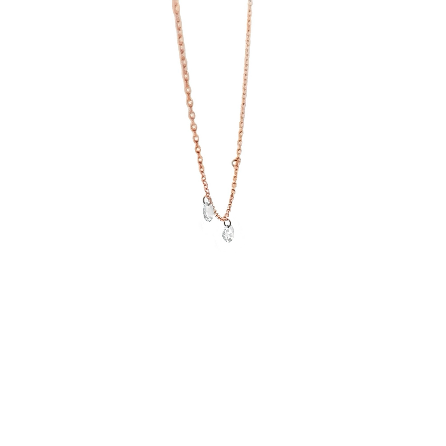 Rose-cut Diamond Necklace