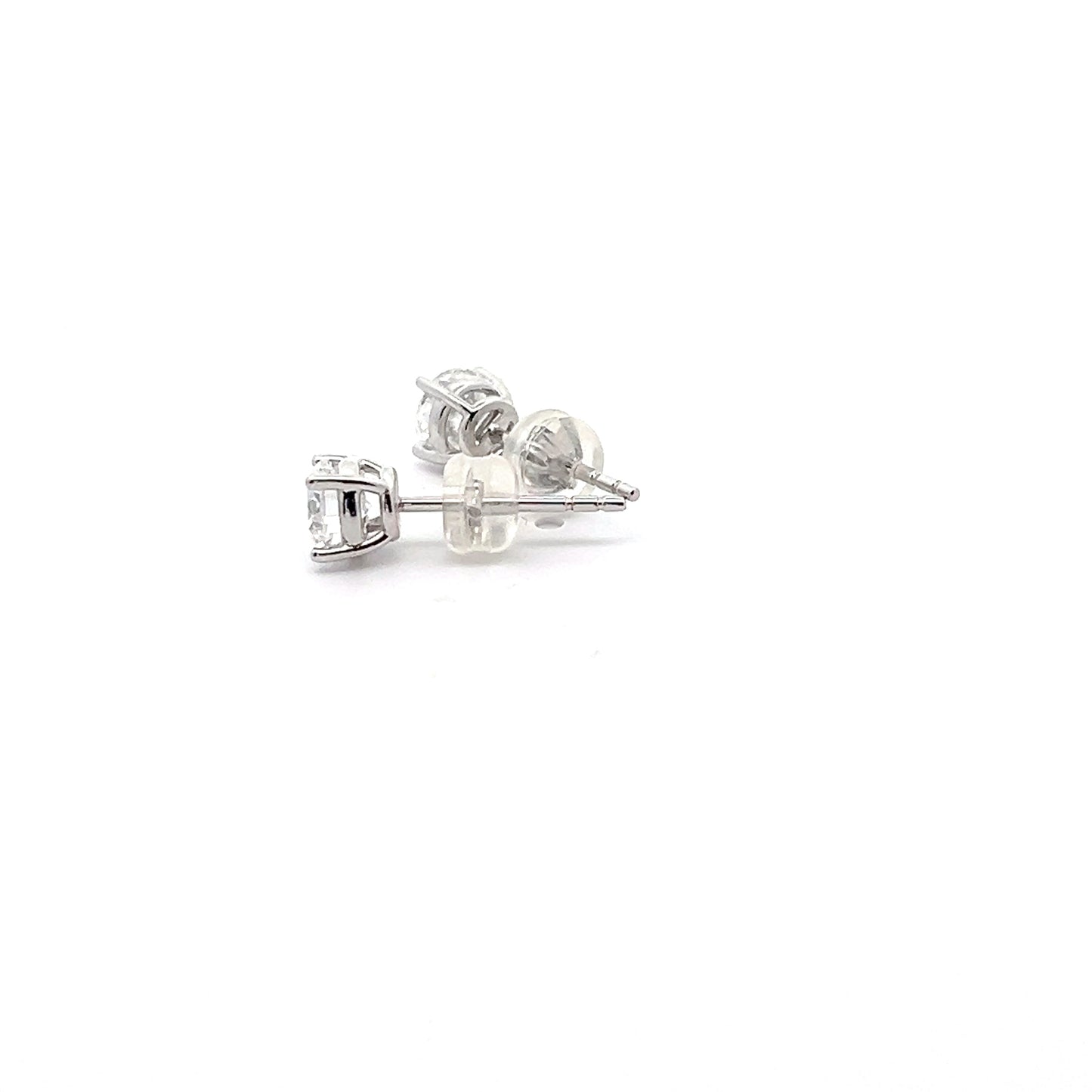 Round 1.10ct Lab-grown Diamond Studs in Platinum