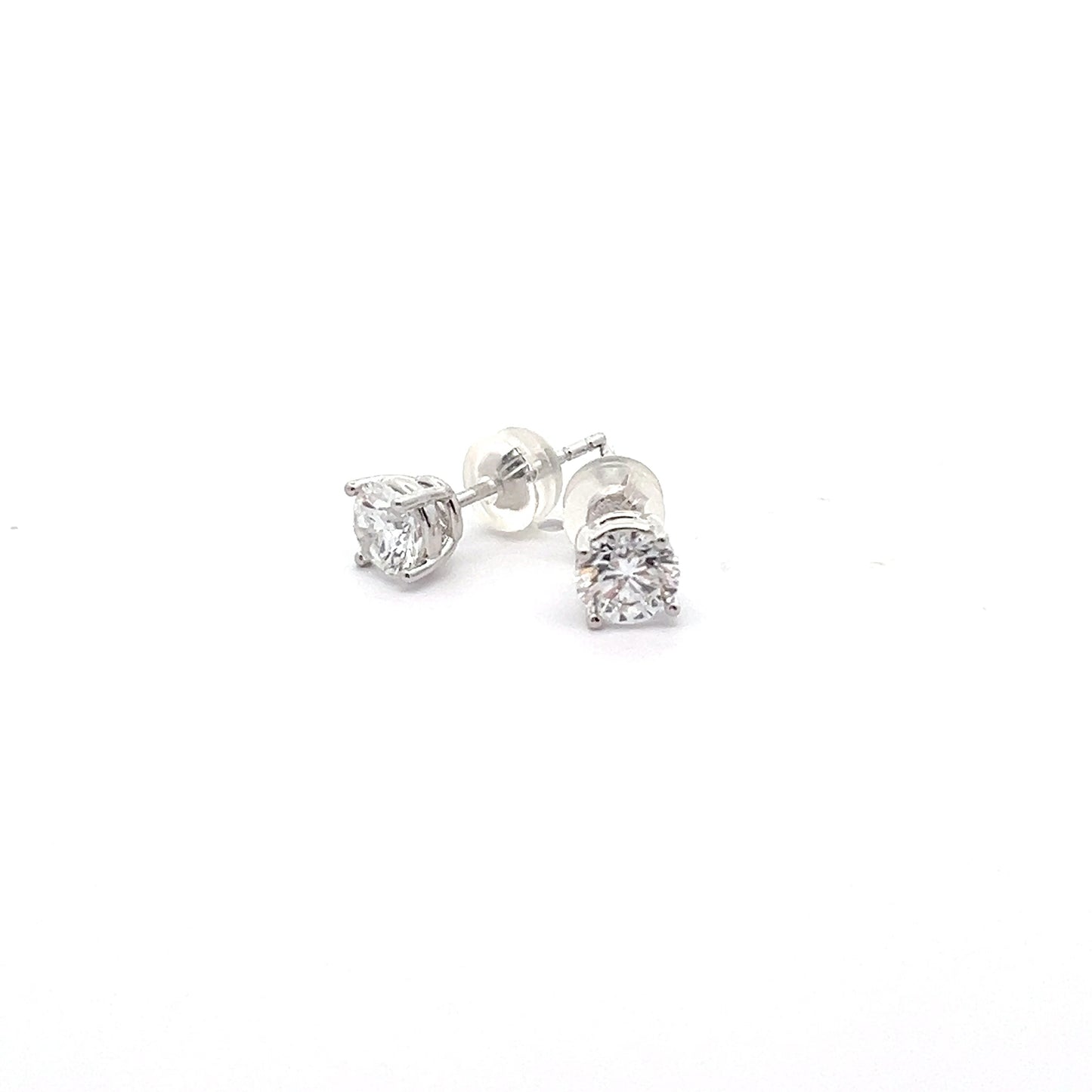 Round 1.10ct Lab-grown Diamond Studs in Platinum