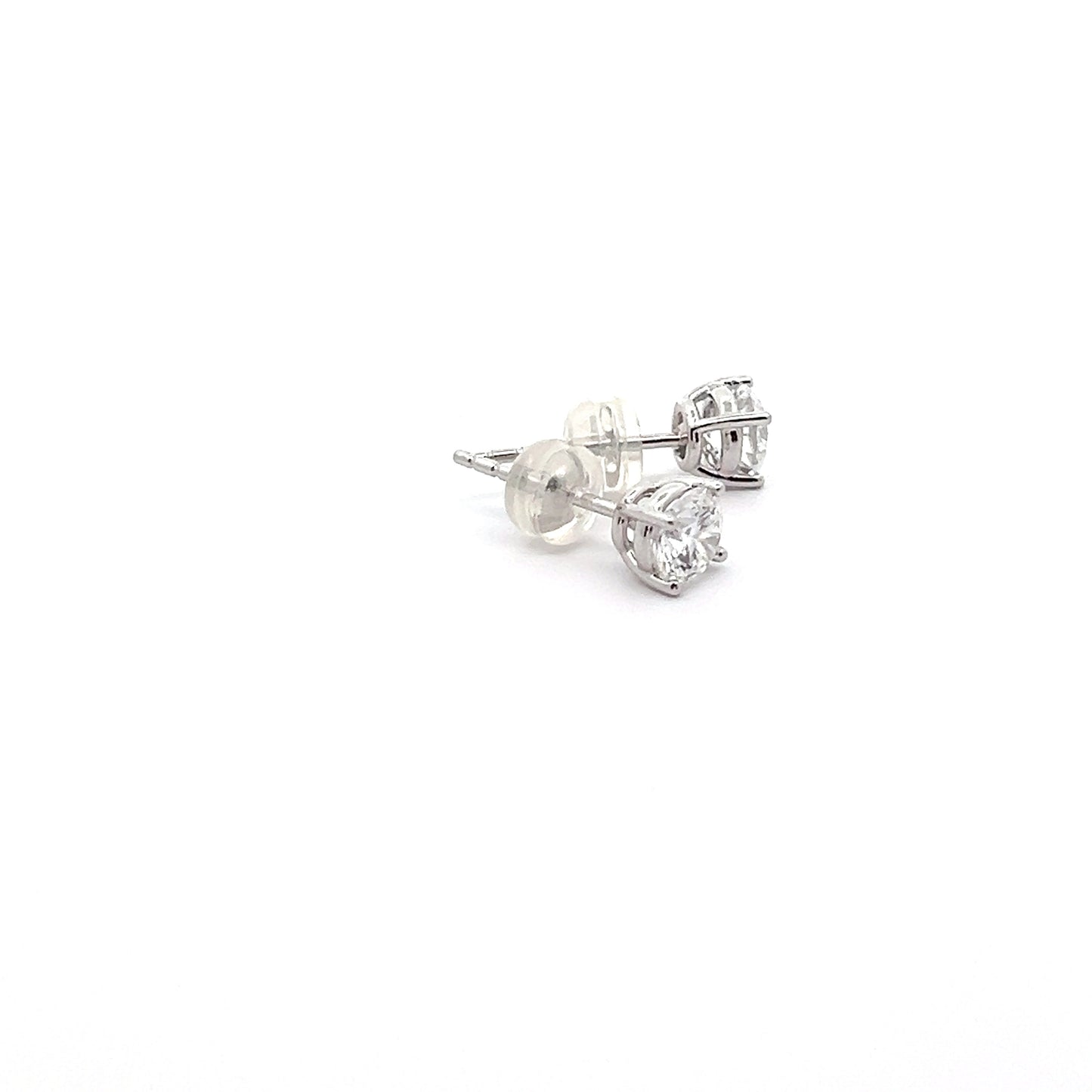 Round 1.10ct Lab-grown Diamond Studs in Platinum