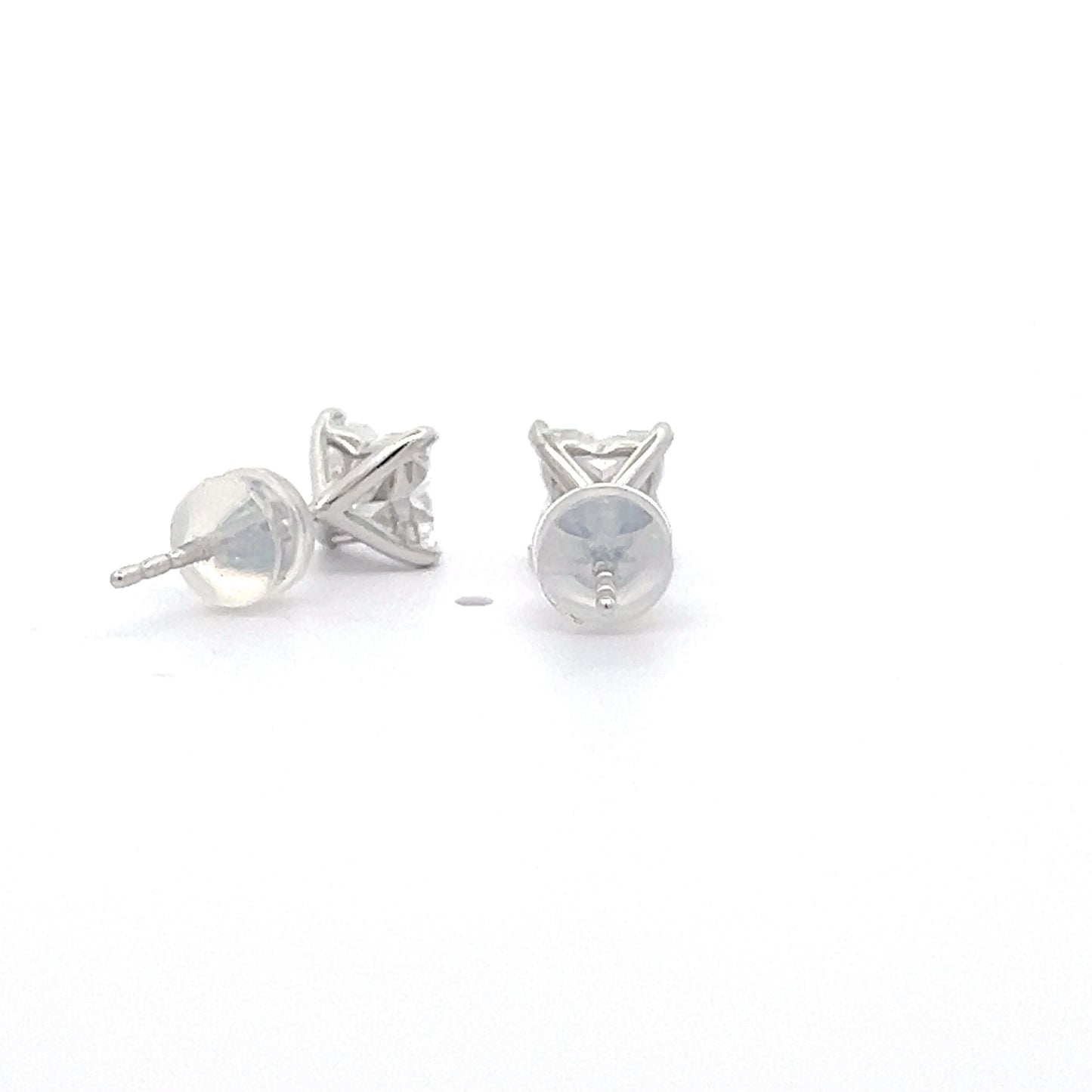 Lily-cut 1.54ct Lab-grown Diamond Studs in White Gold