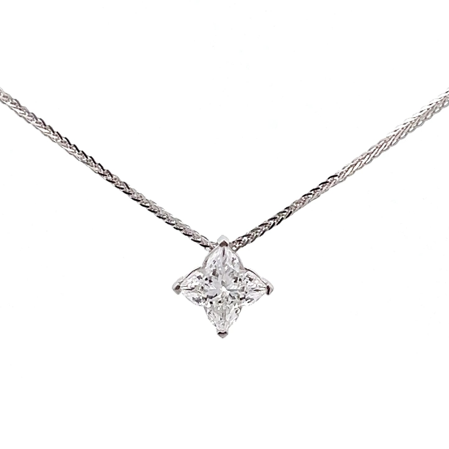 Lily-cut 2.09ct Lab-grown Diamond Necklace in Platinum