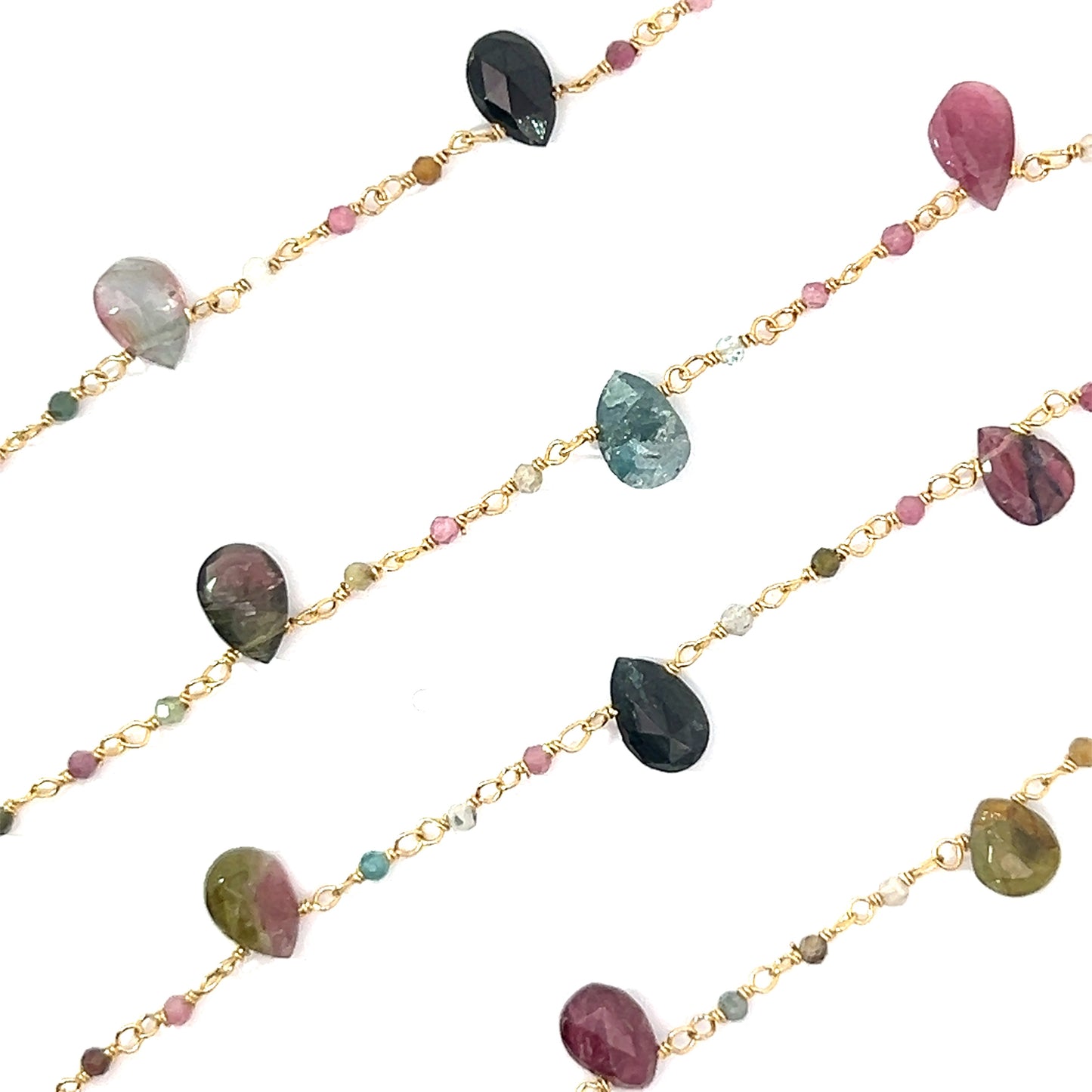 Multi-color Sapphire Necklace
