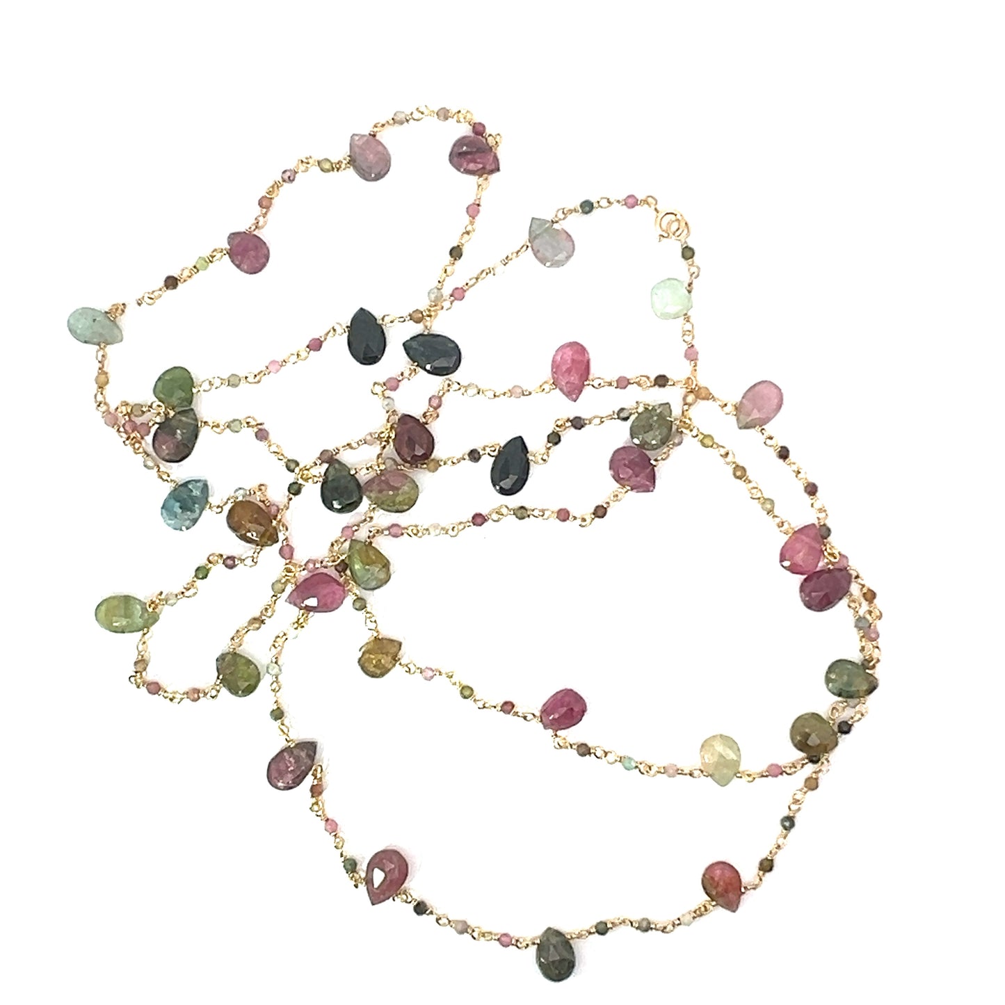 Multi-color Sapphire Necklace