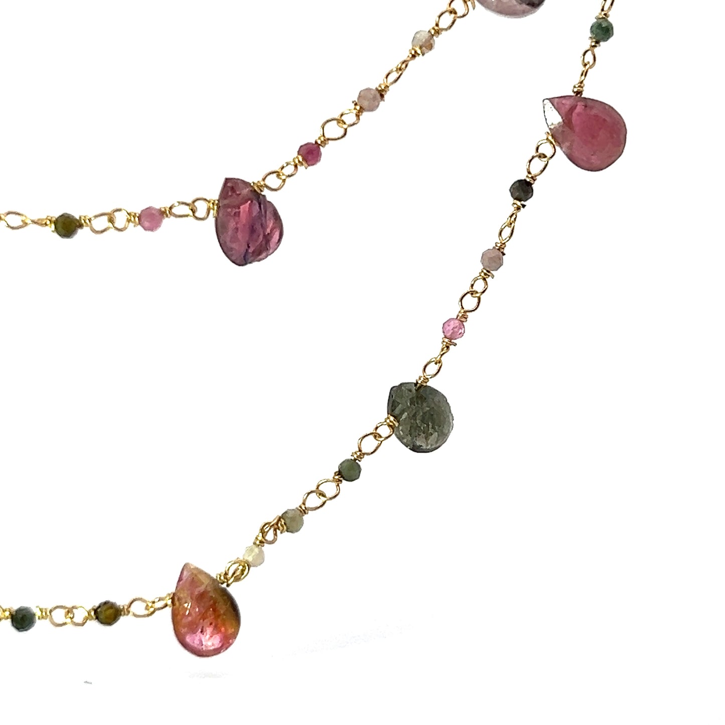Multi-color Sapphire Necklace