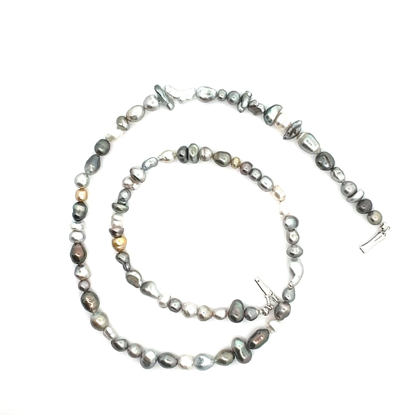 Tahitian Keshi Pearl Necklace 4.0-5.0mm