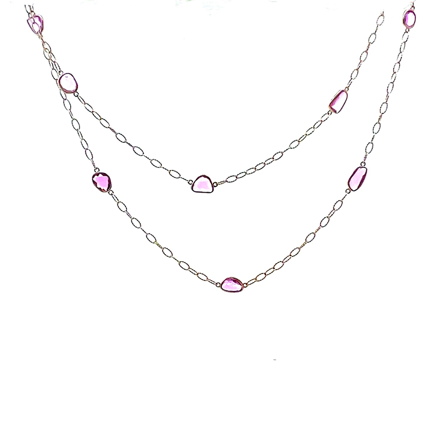 Purple Sapphire Necklace
