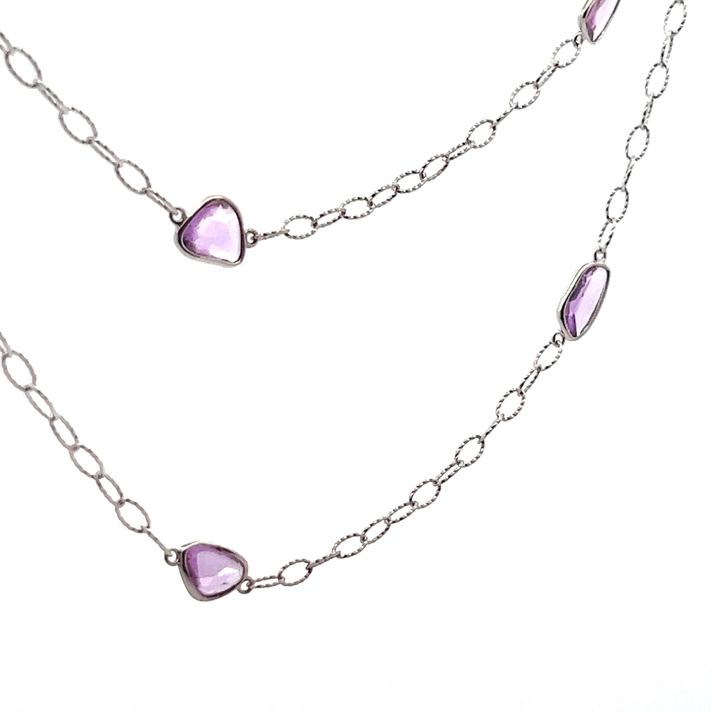 Purple Sapphire Necklace