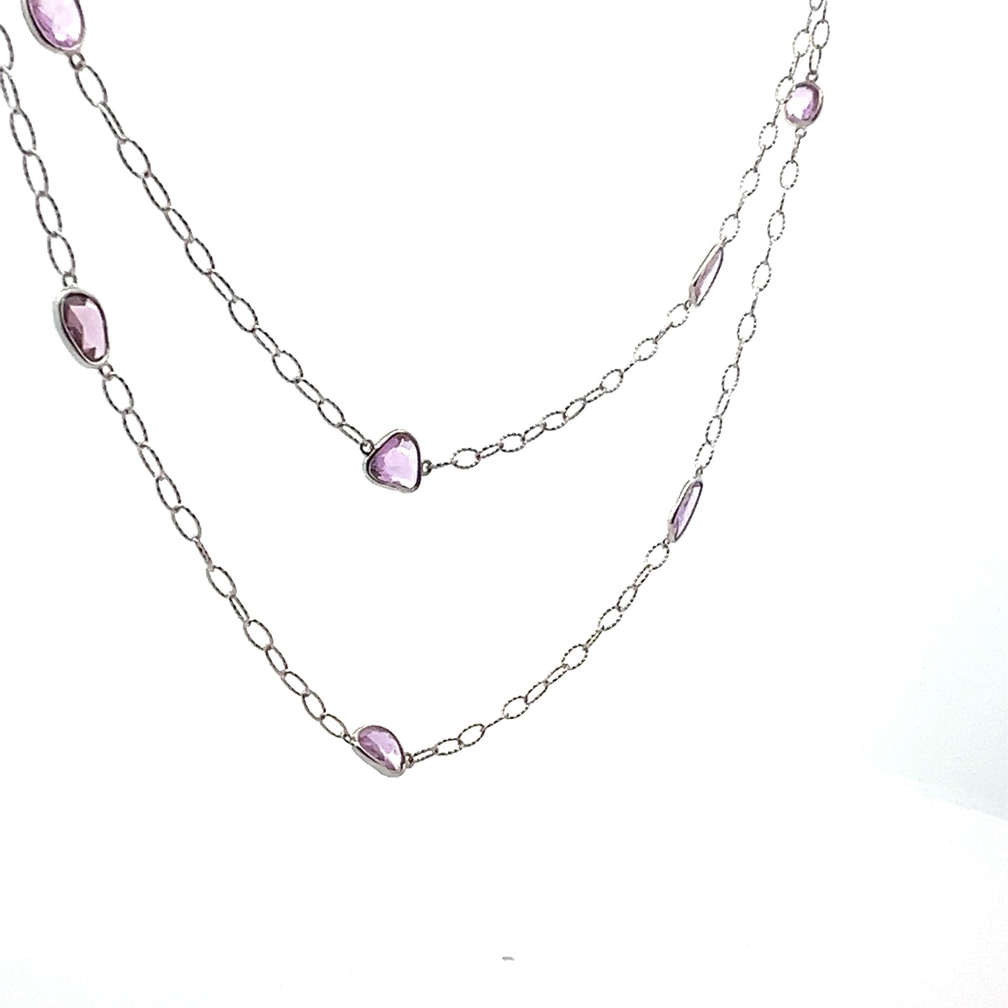 Purple Sapphire Necklace