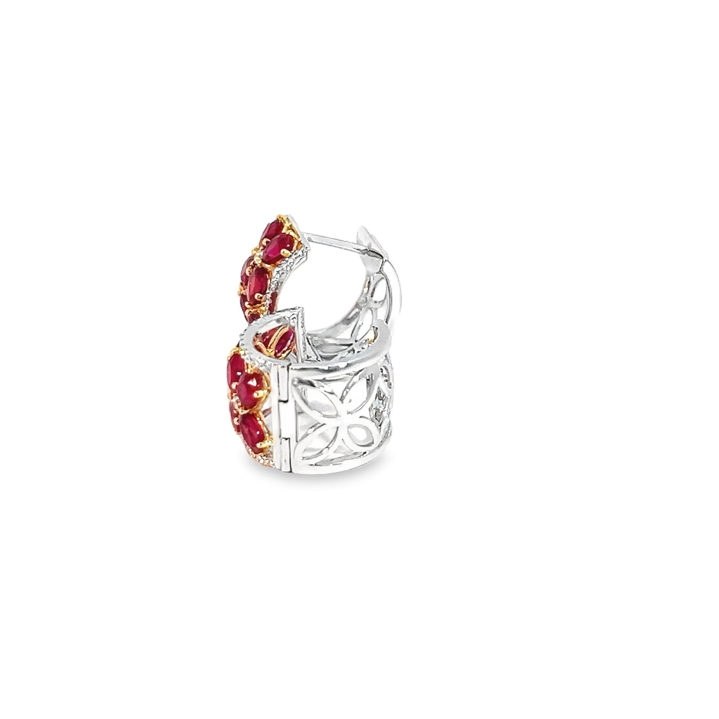 Ruby Loop Earrings