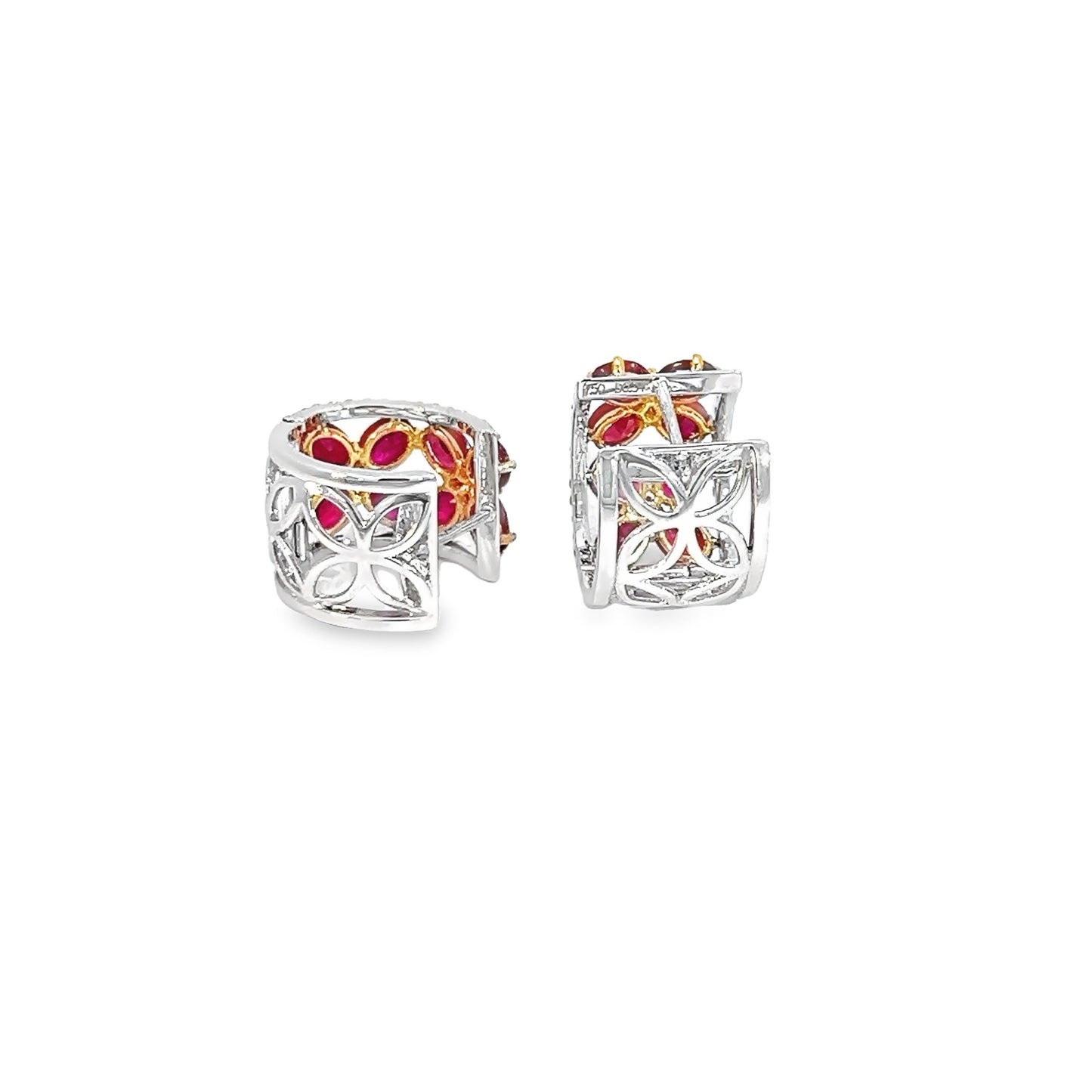 Ruby Loop Earrings