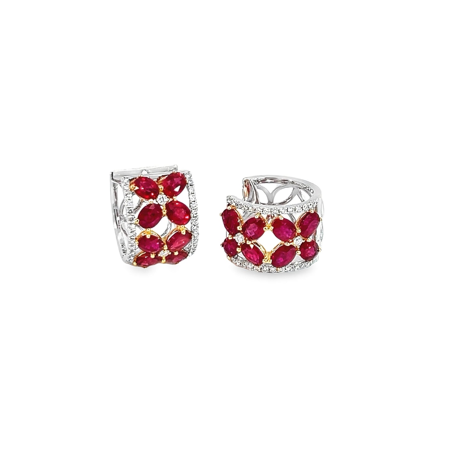 Ruby Loop Earrings