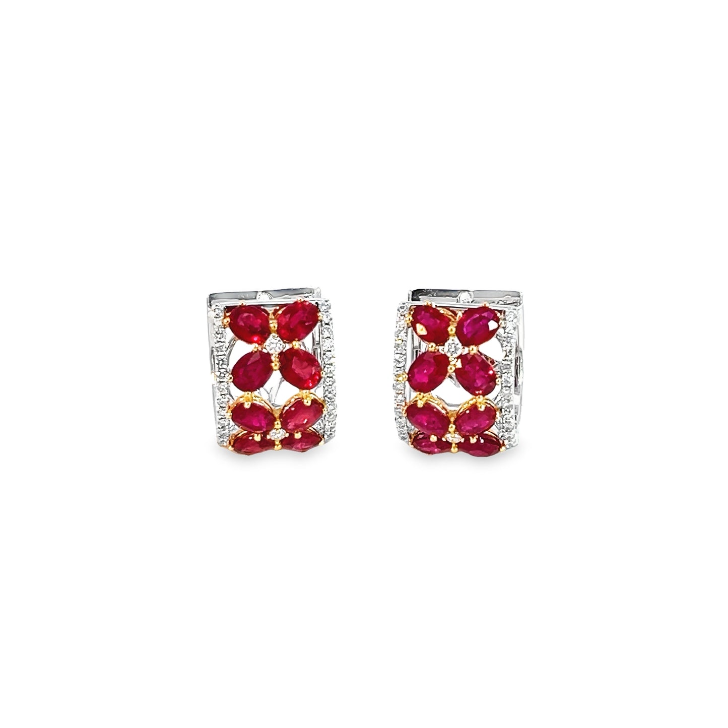 Ruby Loop Earrings