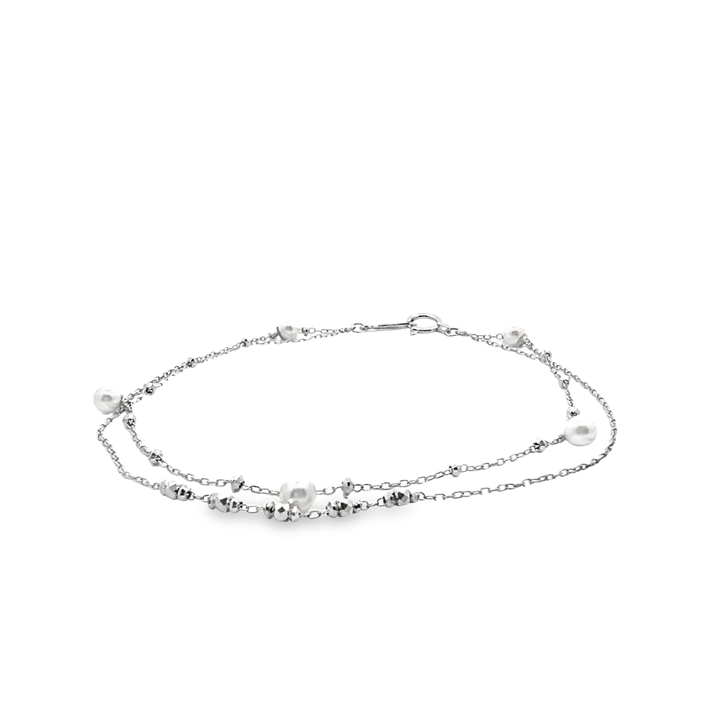 Akoya Pearl Bracelet in White Gold