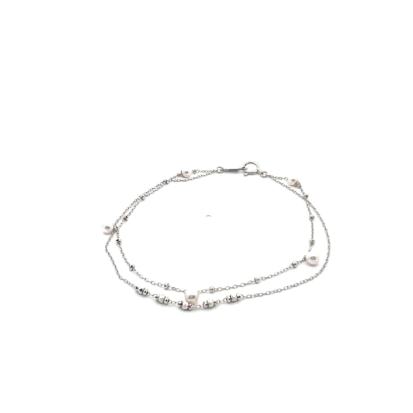 Akoya Pearl Bracelet in White Gold