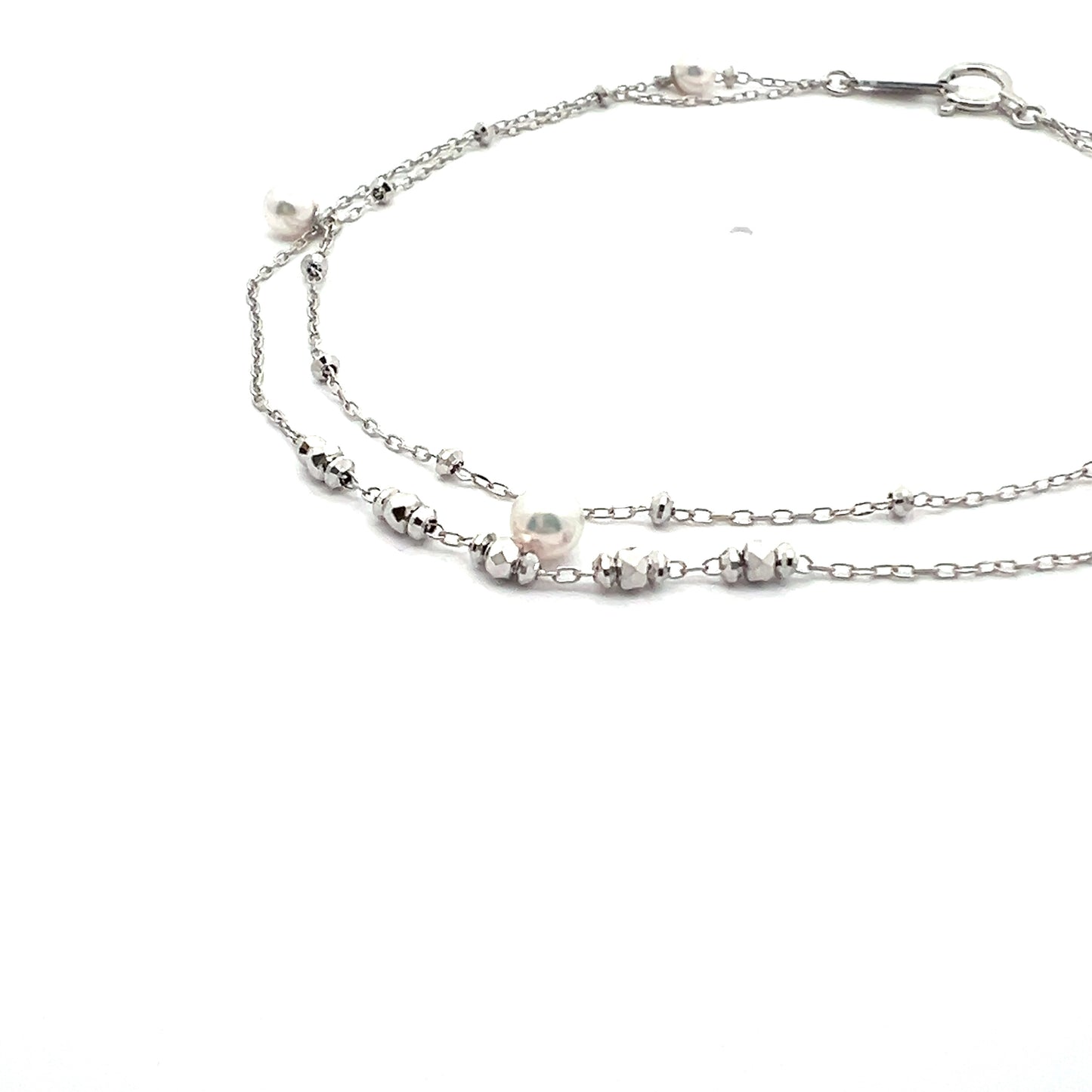 Akoya Pearl Bracelet in White Gold