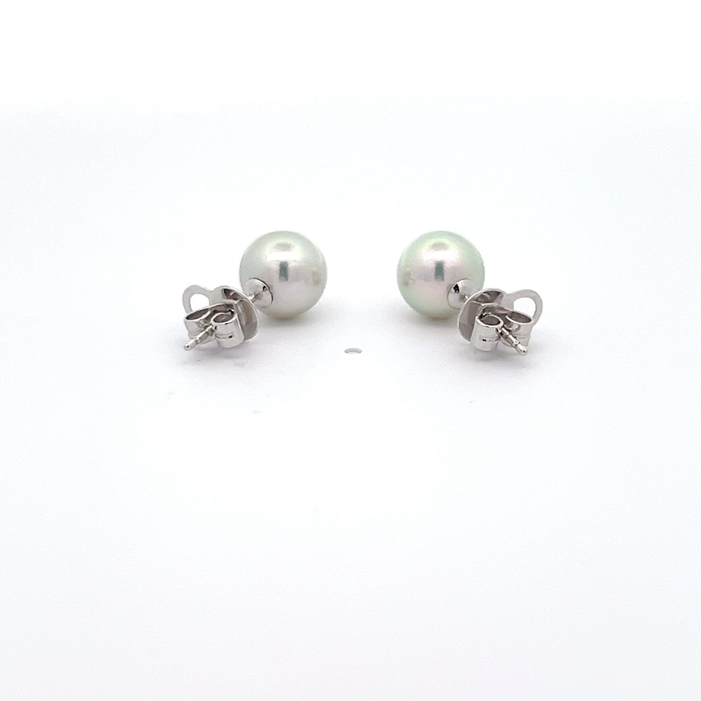 Silver Akoya Pearl Earrings
