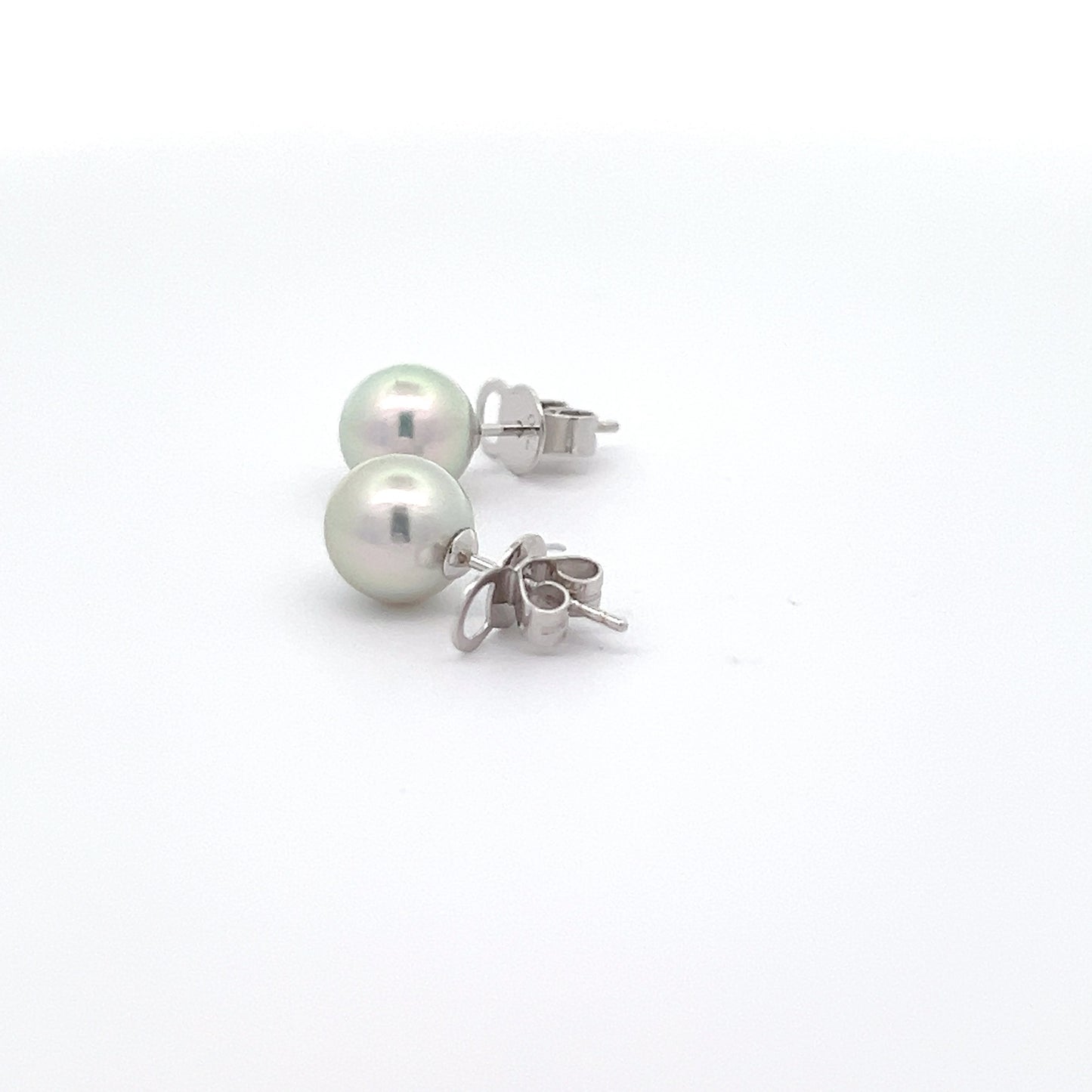Silver Akoya Pearl Earrings