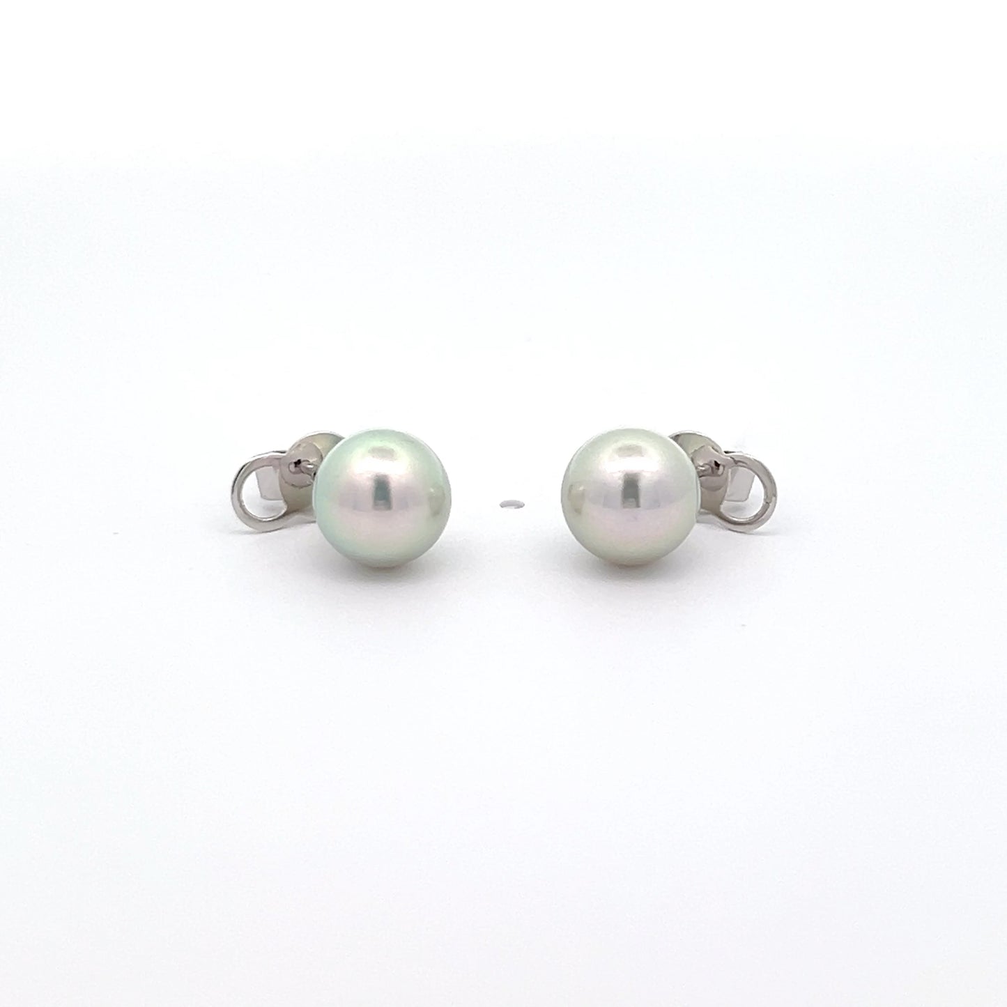 Silver Akoya Pearl Earrings