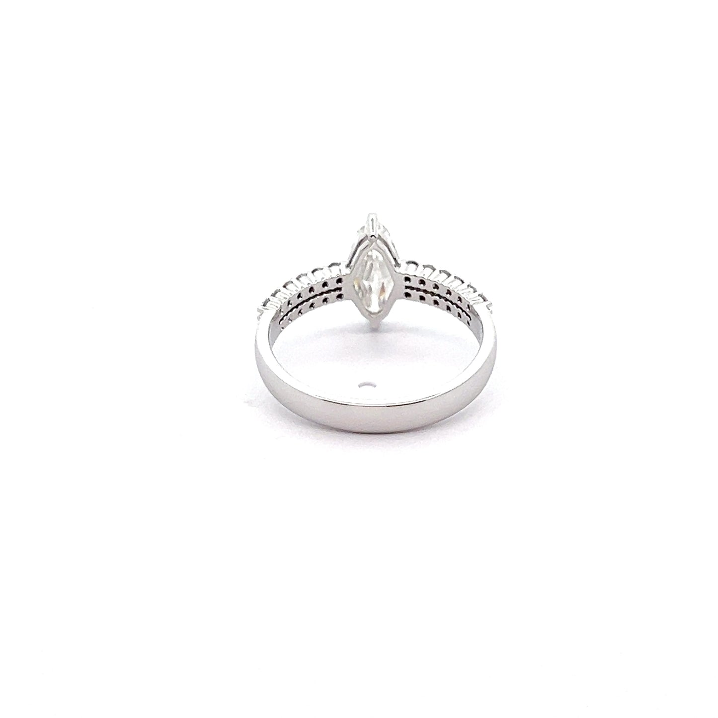 Step Marquise 1.07ct Lab-grown Diamond Ring in Platinum