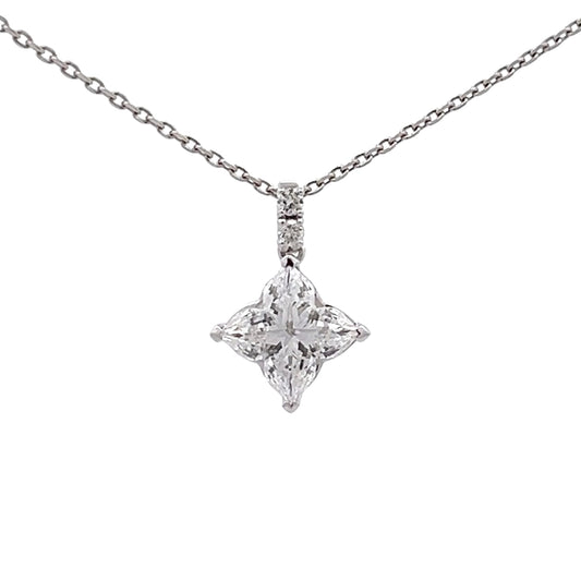 Lily-cut 2.08ct Lab-grown Diamond Necklace in Platinum