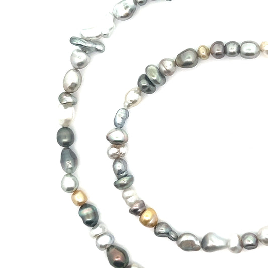 Tahitian Keshi Pearl Necklace 4.0-5.0mm