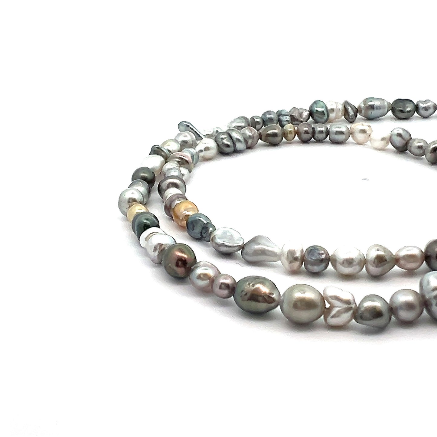 Tahitian Keshi Pearl Necklace 4.0-5.0mm